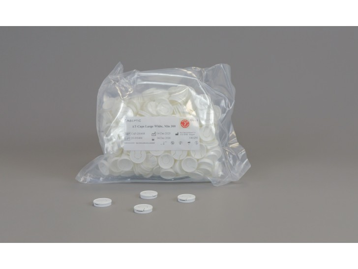 AT-Caps Large White, Min 300