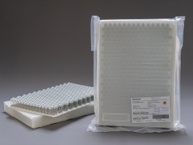 AT-Tray with 377 x 1 mL empty AT-Closed Vial®, sterilized, for filling machine