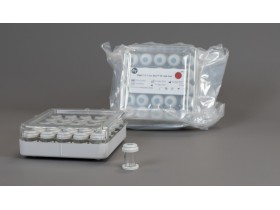 AT-CryoBox with 25 x 2 mL empty AT-Closed Vial®, sterilized, for filling machine