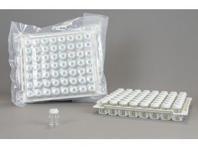 AT-Nest with 56 x 6 mL empty AT-Closed Vial®, sterilized, for L1 & XL1 filling machine