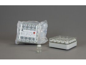 AT-CryoBox with 25 x 6 mL empty AT-Closed Vial®, sterilized, for filling machine