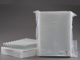 AT-Tray with 200 x 10 mL empty AT-Closed Vial®, sterilized, for filling machine