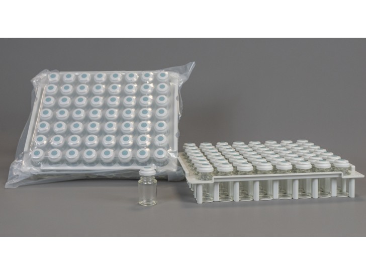 AT-Nest with 56 x 10 mL empty AT-Closed Vial®, sterilized, for L1 & XL1 filling machine