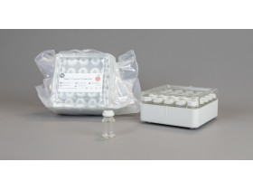 AT-CryoBox with 25 x 10 mL empty AT-Closed Vial®, sterilized, for filling machine