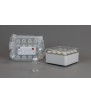 AT-CryoBox with 16 x 20 mL empty AT-Closed Vial®, sterilized, for filling machine