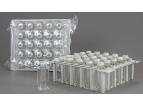 AT-Nest with 25 x 50 mL empty AT-Closed Vial®, sterilized, for L1 & XL1 filling machine